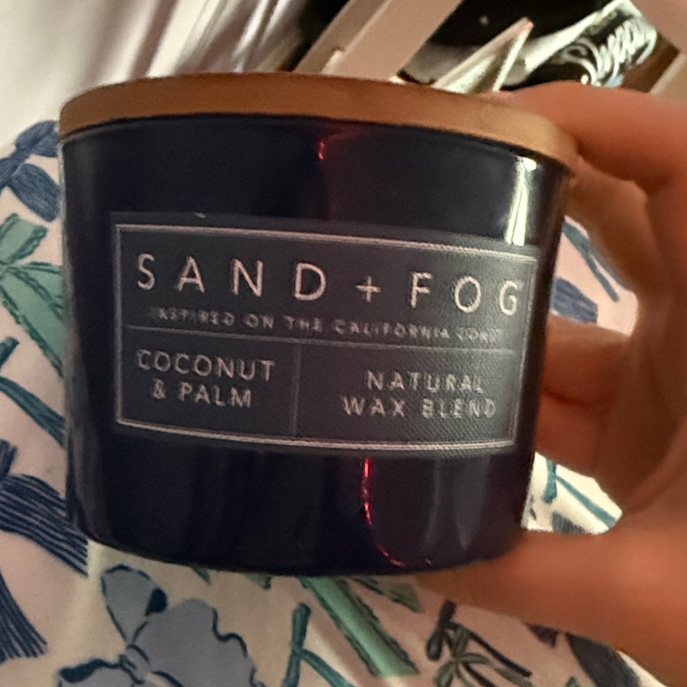 Coconut & Palm Natural Wax Blend Candle - Navy
